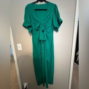 Green Free People dress in size medium